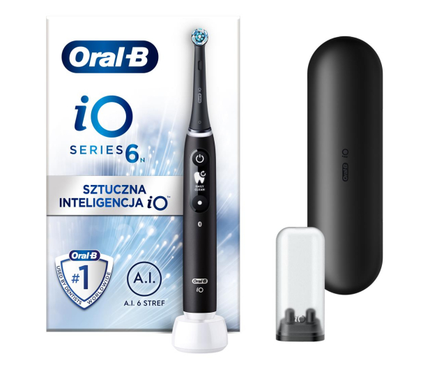 Oral-B Szczoteczka magnetyczna iO6 (czarna) - 1131193 - zdjęcie